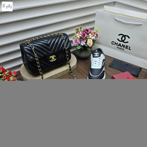 طقم نسائي ماركة شانيل كامل نفس الصورة