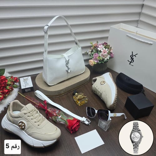 طقم شنطه نسائي ماركة لويس فيتون