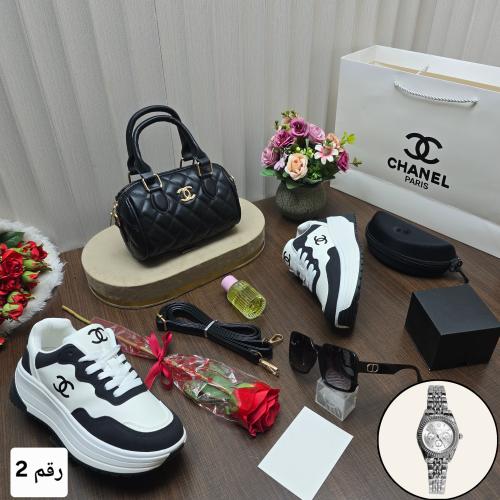 طقم هدايا نسائية ماركة شانيل 6 الوان