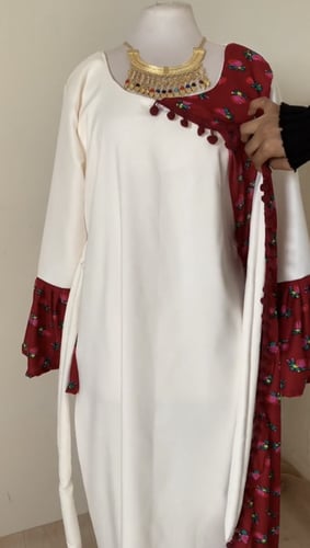 فستان شالكي نسائي وبناتي– تصميم مميز