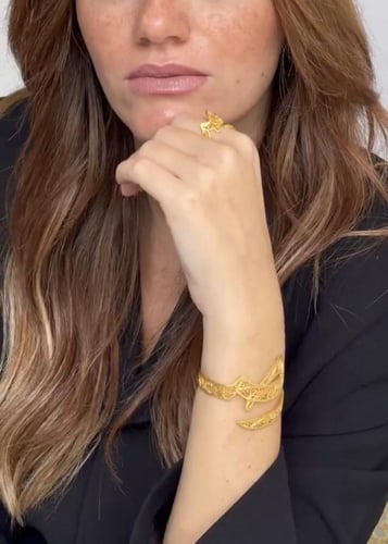 اسوارة وخاتم بحرفك الشكل الجديد 2025