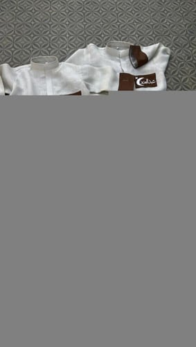 ثوب ولادي مع تطريز الاسم