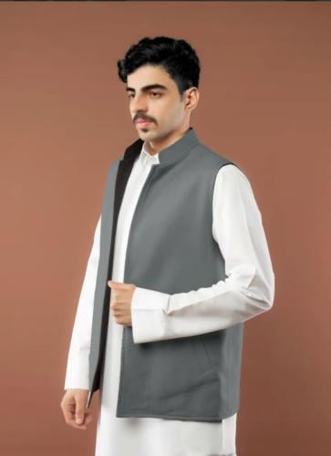 سديري جوخ لون اسود - رصاصي