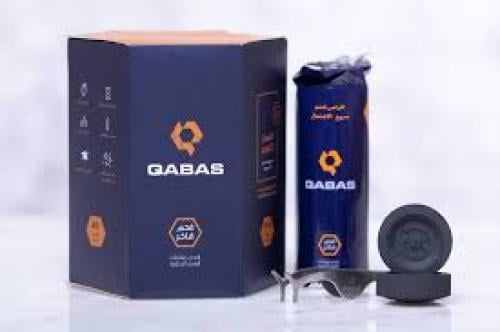 Large size Qabas charcoal 40 ml 40 pieces with ton...