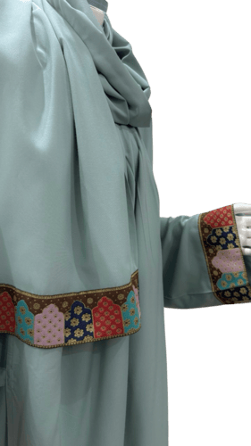 شرشف صلاة لف - منت بتطريز زخرفي