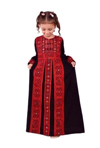 عباية أطفال بتطريز فلسطيني فاخر