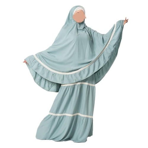 شرشف صلاة قطعتين حريمي منت