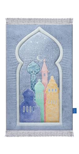 سجادة صلاة أطفال – عالم المآذن الملون زقاء