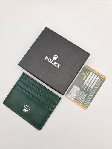 محفظة رجالية فاخرة باللون الأخضر الداكن - بساطة تف...