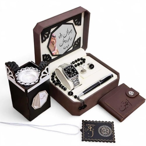 طقم رجالي فاخر - مجموعة متكاملة بإضافات شخصية