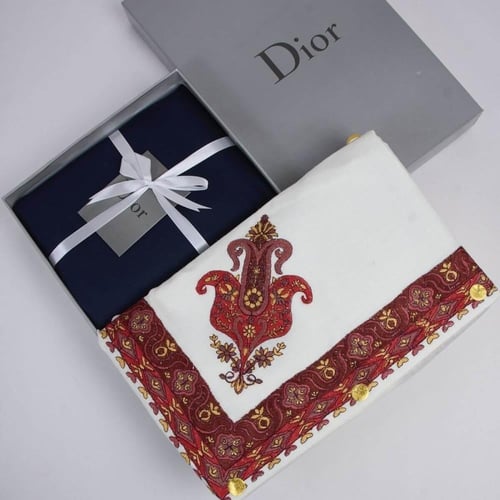 طقم رجالي شتوي فاخر مع قماش وشال كشميري