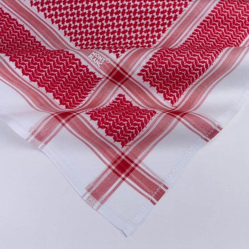 شماغ فخم من قطن إنجليزي فاخر بحياكة الماركة وإصدار...