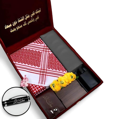 هدية رجالية فخامة | قماش، شماغ سوبر ديلوكس، محفظة...