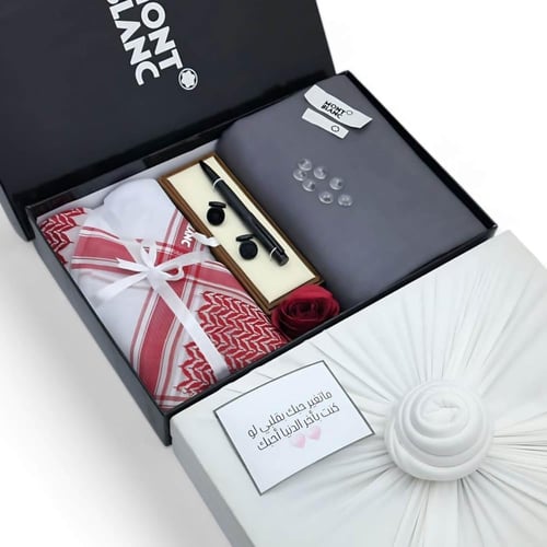 هدية العيد الفخمة | بوكس رجالي بتصميم راقٍ ومكونات...