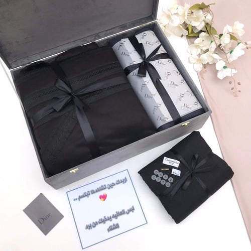 بوكس شتوي رجالي فاخر - فرو شتوي وقماش عالي الجودة