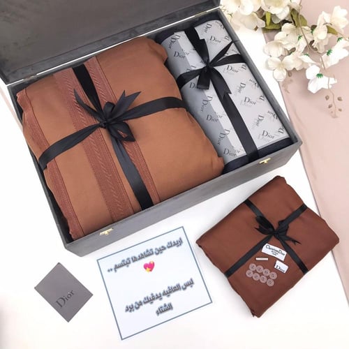 بوكس شتوي رجالي فاخر - فرو شتوي وقماش عالي الجودة