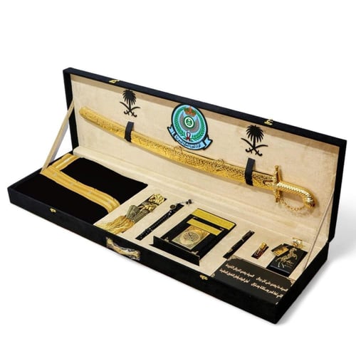 بوكس هدية ترقية عسكري ملكي فاخر بالاسم | الأصيل بر...