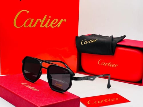 نظارة شمسية رجالية بتصميم هندسي - 3 خيارات