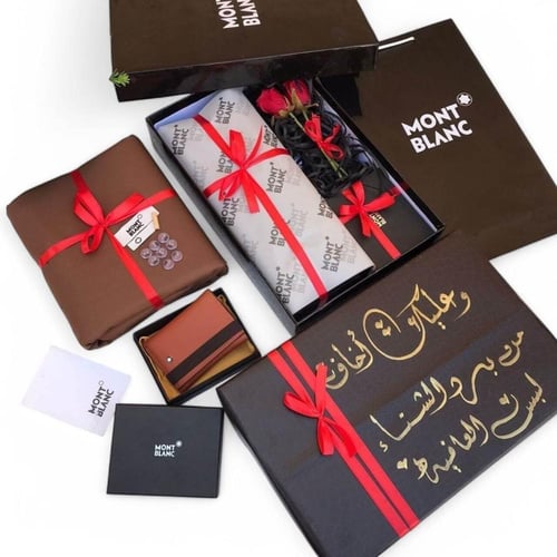 هدية راقية للرجل الأنيق | طقم فاخر مع لمسة فخامة ر...