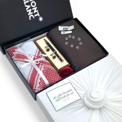 هدية العيد الفخمة | بوكس رجالي بتصميم راقٍ ومكونات...