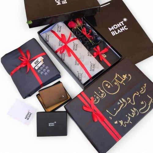 هدية راقية للرجل الأنيق | طقم فاخر مع لمسة فخامة ر...