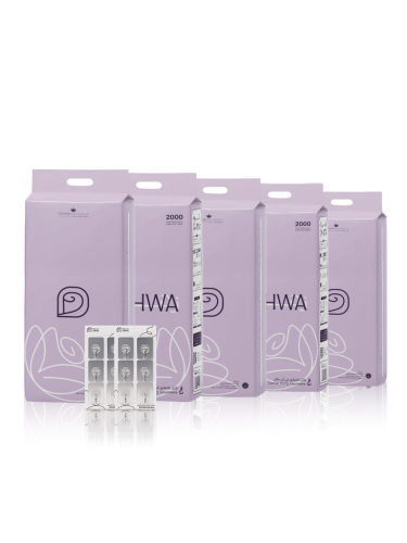 مناديل ورقية جامبو 2000 – بكج ٥ عبوات مناديل طويلة