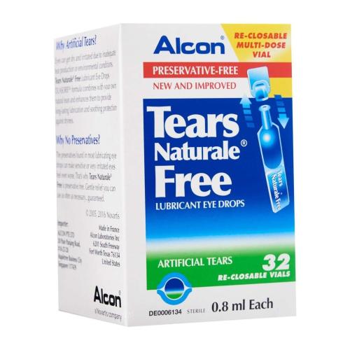 Tears Naturale Free 0.1%/0.3% SDU Eye Drop 32x0.9m...