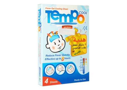 Tempo Pediatric Cool Fever Gel Cooling Sheet 4