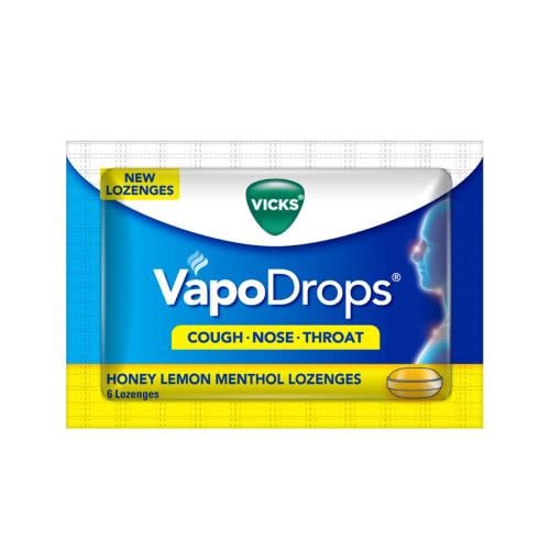 Vicks VapoDrop Honey Lemon & Menthol Lozenge 36