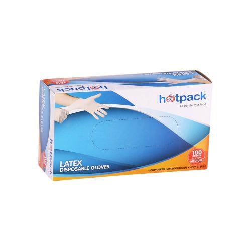 YASHFEEN LATEX GLOVES M 100 PCS