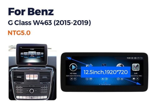 شاشة سيارة مرسيديس بنز BENZ G Class W463 2013-2015