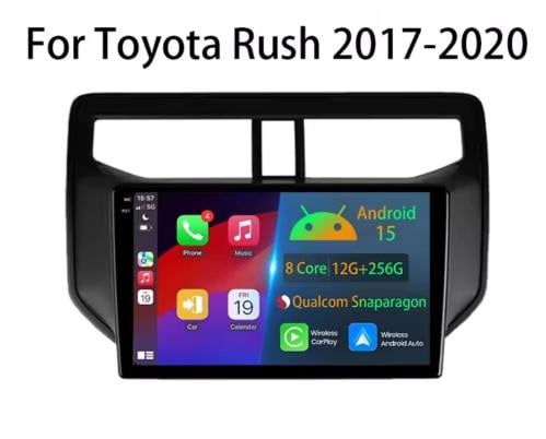 شاشة تويوتا راش 32/2 مع كاميرا خلفية