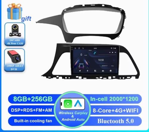 شاشة كيو لينك Q_link proسوناتا 2015_2017 رام 8 ذاك...