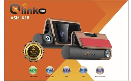 داش كام كيو لينك Qlink pro 4k ثلاث كاميرات