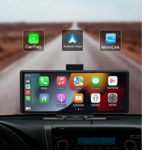 شاشة مع داش كـام 4k وخلفية 2k كاربلاي وشريحة 4G را...