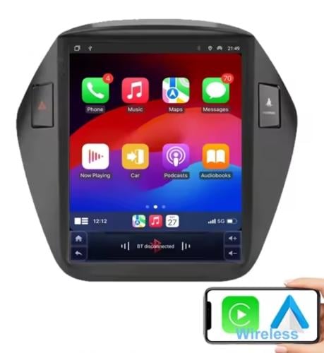 شاشة تسلا توسان 2013_2015 رام 4 ذاكرة64 مع كاميرا...