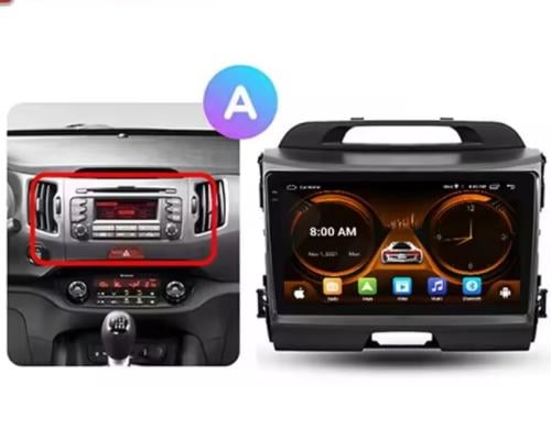 شاشة كيا سبرتاج 2012_ 2015 32/2 مع كاميرا خلفية مج...