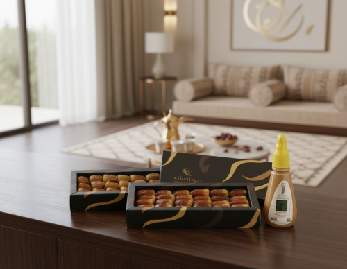Economical bouquet, Deluxe box, white sugar 500 gr...
