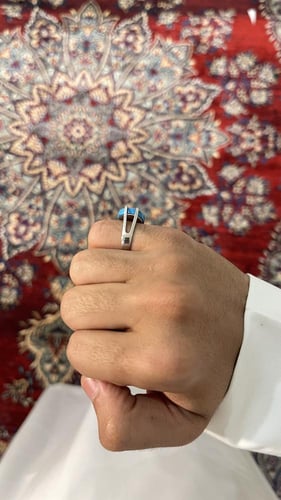 خاتم ملكي سماوي"فيه خلل بسيط"