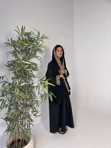 عباية كتّان صيفي