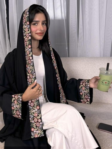 عباية كتّان صيفي