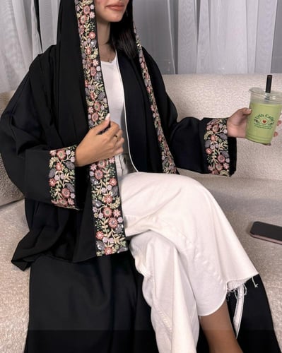 عباية كتّان صيفي