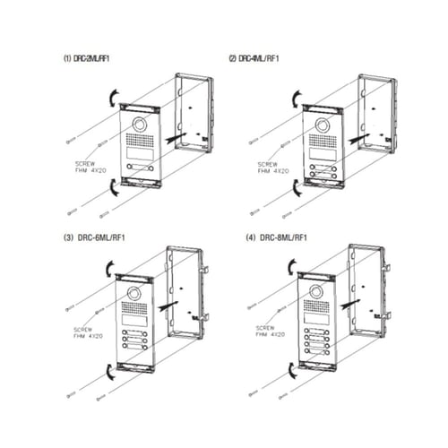 كاميرا بوابة بغلاف معدنى لنظام البوابة الملون مع ن...