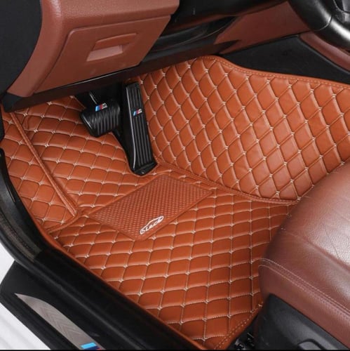 حماية أرضية السيارة بدعاسات جلد وبعدة ألوان مختلفة...