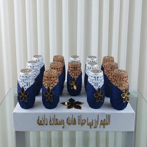 ستاند توزيعات مخمل مع 14 مبخرة سيراميك لوجو مخصص -...