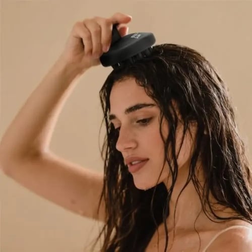 فرشاة المساج للشعر