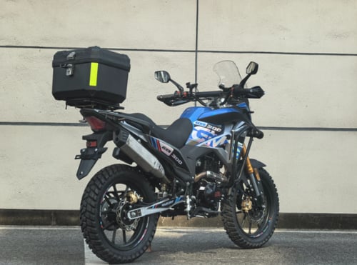 دراجة نارية ادفنشر باور سبورت GSX300 اسود - ازرق