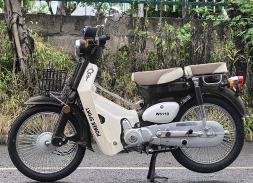 دراجة نارية كلاسيك شبيه الهوندا 110 - لون اسود -WS...