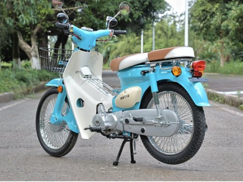 دراجة نارية كلاسيك شبيه الهوندا 110 - لون ازرق -WS...