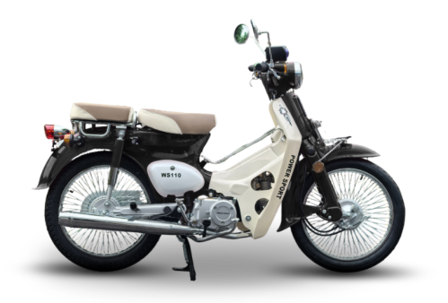 دراجة نارية كلاسيك شبيه الهوندا 110 - لون اسود -WS...